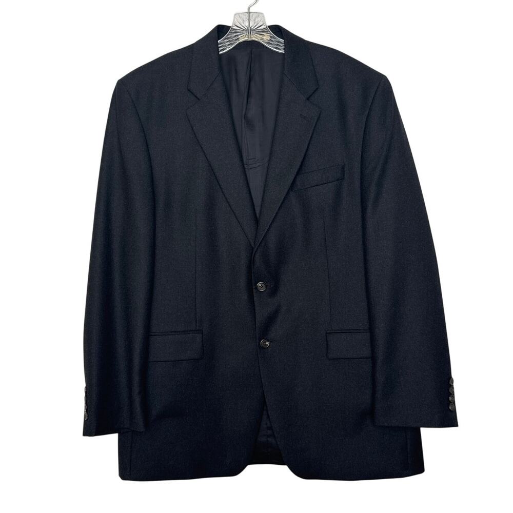 90s Lauren Ralph Lauren Wool Cashmere Blazer charcoal Grey (near black) 44 Long